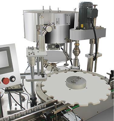 Perfume Liquid Vial Roll-on Bottle Filling Capping Machine with Conveyor